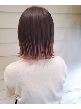 モアナ バイ ヘッドライト 沖縄豊見城店(Moana by HEADLIGHT) Moana【豊見城】#切りっぱなしボブ#グラデーションカラー