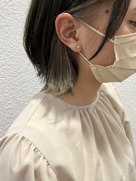 ネオリーブカップ 町田店(Neolive capu) イヤリングカラー ＊ グレー【neolivecapu町田店】