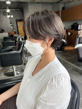 バーチョ(bacio) 20代30代40代◎小顔骨格矯正ショート【麻生/札幌ショート/白髪】