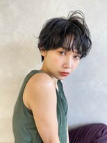 ガレージ バイ グリーン 原宿 表参道(Garage by green)&nbsp;【loki】ニュアンスパーマ×ショート