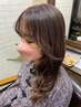 【新登場】韓国風根元パーマ+前髪パーマ+ハイキャリアカット ¥10000