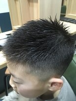 ヘアサロンアンドヘアメイクディー(hair salon hair make D)&nbsp;仙台D　学割学割U24★キッズフェードブラッククロップstyle