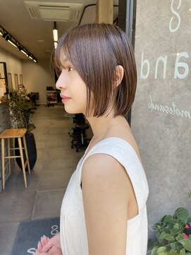 サンド 池袋(sand) イメチェン/ショート/ボブ/ブラウン