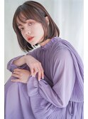内巻き　ボブ　ワンレン　ストレート