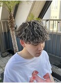 波巻きハイライト 福岡メンズパーマ