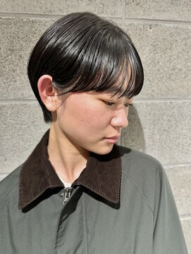 アン(un.) 松山市【10代20代30代オススメ】ショートマッシュボブ