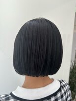 ラベスト バイ セロ 池袋メトロポリタン前(LOVEST by CERO)&nbsp;ブルーブラックぷっつんミニボブ☆