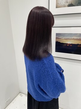 ハイブ 金沢(Hive) ブリーチラベンダーカラーパープル美肌カラーツヤカラー髪質改善