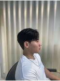 ダウンパーマを用いた爽やかショート