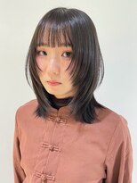 アルバム 池袋(ALBUM)&nbsp;カーキベージュグレーベージュセミディくびレイヤー_ba500181