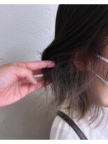 アコレ カリテ 草津店(ACCOLE qualite)&nbsp;イヤリングカラー×グレージュ