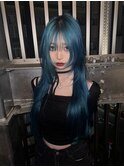 イメチェンヘアスタイル/顔周りレイヤー×ハイトーンロング