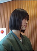ぱつっとボブ/顔周りレイヤー/BEAUTRIUM鎌倉 カギワダ