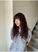 レディースパーマロング