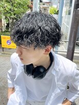 アンサー 渋谷(ANSWER)&nbsp;波巻きスパイラルパーマツイストスパイラルパーマメンズマッシュ