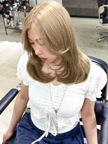 ゲームバイアランスミシー 心斎橋(GAME by Alan Smithee)&nbsp;ミルクティーベージュ/ケアブリーチ/心斎橋ダブルカラー