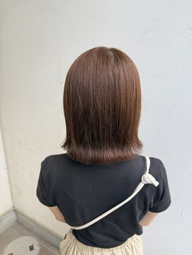 ジュエ ヘアー デザイン(Jue hair design) 夏艶髪ブラウンベージュ/ボブ/ブラウンカラー//20代/知立