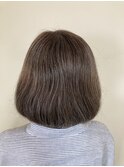 白髪ぼかし　レトロボブ　ボブカット　トリートメント