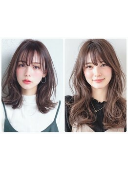 【新小岩駅/カットカラー\6990】シルクの様なツヤと柔らかさを与えるカラー剤を使用♪グレイカラーも◎