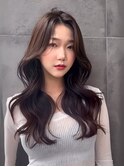 韓国ヘアー/ダブルカラー/ハイライト/イメチェン/エクステ/梅田