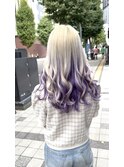 【ケアブリーチ2回】ハイトーンカラー＋髪質改善トリートメント