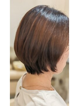 フィルアップヘア (fill up Hair) 秋艶◎30代40代髪質改善ショートボブ×丸みシルエット