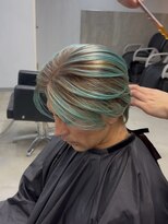 ラフィット 香椎(lafit)&nbsp;ブリーチカラー×ダブルカラー×メンズバレイヤージュ×髪質改善