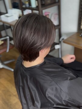 ヘアーサロン カラー 色彩店(COLOR) ハイライト×グレーカラー