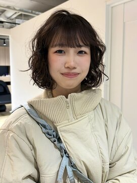 パトゥ 京都四条烏丸(patou) ふわふわボブパーマ