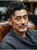 20代30代40代カット メンズパーマ 眉毛 岐阜市