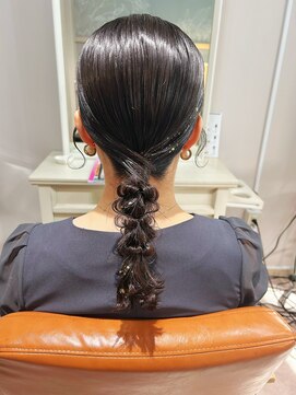 リノアヘアー(Linoa hair) タイトめな編み下ろし