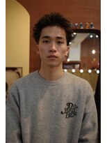 エディ(Edy)&nbsp;メンズスパイキーショート刈り上げスキンフェード眉毛カット岡山