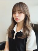 韓国風レイヤー/ハッシュカット/透明感カラー