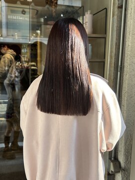 エヴリンアンドペイジ(Evelyn&paige) ラベンダーブラウン/透明感カラー【神戸/元町】