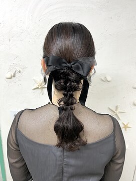 メカマハロジャミング(Me Ka Mahalo Jammming) タイト編み下ろし/ヘアセット/カチモリ/編み下ろし/タイトヘア