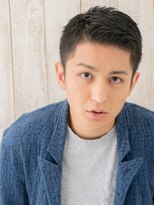 モッズヘアメン 札幌月寒店(mod's hair men) 20代30代短髪アッシュブラック学生クロップ就活ヘアr札幌月寒