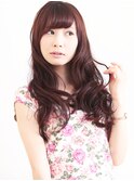 ★厚めバングのiラインで作る大人なふんわりロング★【小岩】