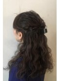 オトナ可愛いハーフアップ＊ヘアセット ヘアアレンジ