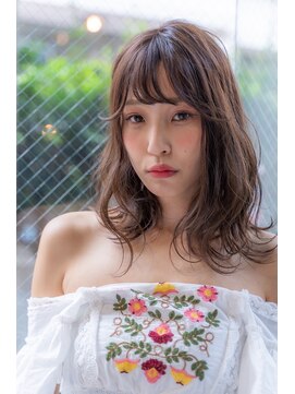 アメリ 新宿(Ameri) Ameri 大人色っぽバング　イルミナカラー　【新宿】