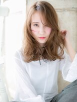クオーレ ヘア アンジュ 水戸店(CUORE HAIR ange)&nbsp;*ange水戸*…シアカラーx無造作パーマのグラマラスセミディa