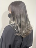 韓国風グラデーションカラー オリーブグレージュ レイヤー M412