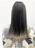 ホワイトグレージュグラデーションカラー