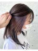 インナーカラー、アメジストパープル