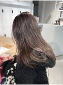 大人ハイライト/グレージュ/ダークアッシュ/モード/フェミニン