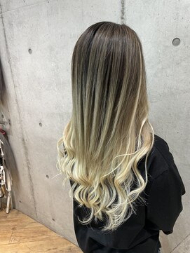 ミラシィ 稲毛(Mirashy) 稲毛/稲毛駅/バレイヤージュ/ブリーチカラー/ヘアセット