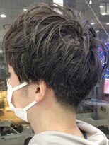 ヘッズ 本八幡店(HEADS)&nbsp;MEN'S HAIR  センターパート　ツイストスパイラル　コンマヘア