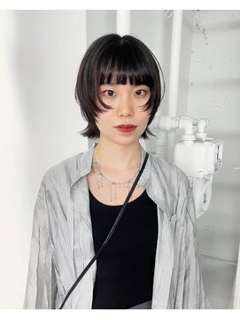 レコ 渋谷(LECO) 黒髪マッシュウルフ