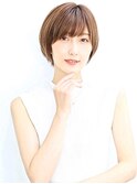 ミセスのショートボブスタイル