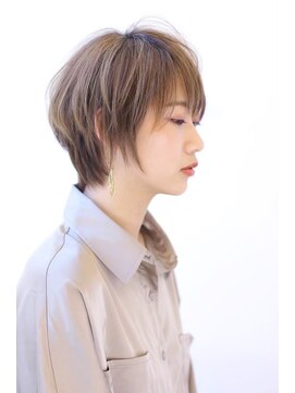 オーロ 西大寺店(ORO) 似合わせショートのミルクティーベージュ