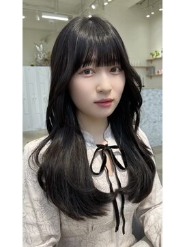 アム 表参道(am) 髪質改善グレージュ【小顔前髪グレージュレイヤー】